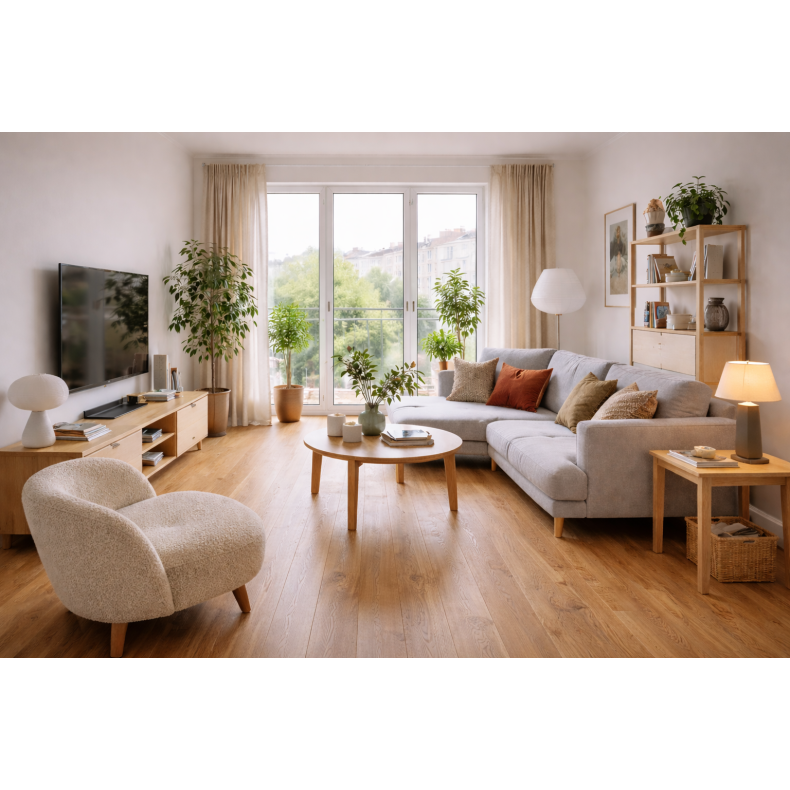 Akustikgulv chestnut  10 mm 