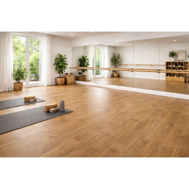 Akustikgulv walnut 10 mm
