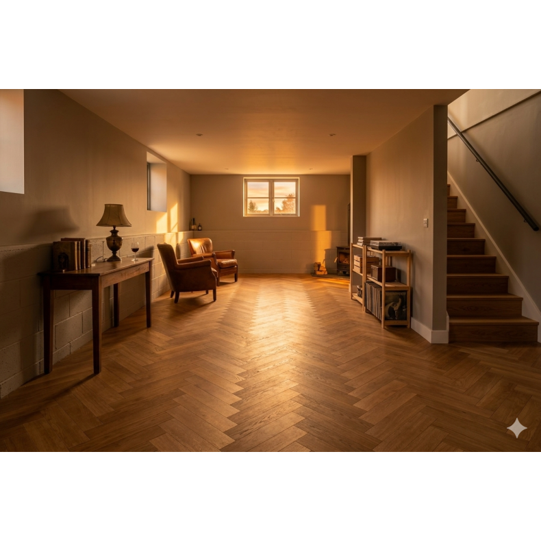 Akustikgulv m�rk sildeben 5,0 mm