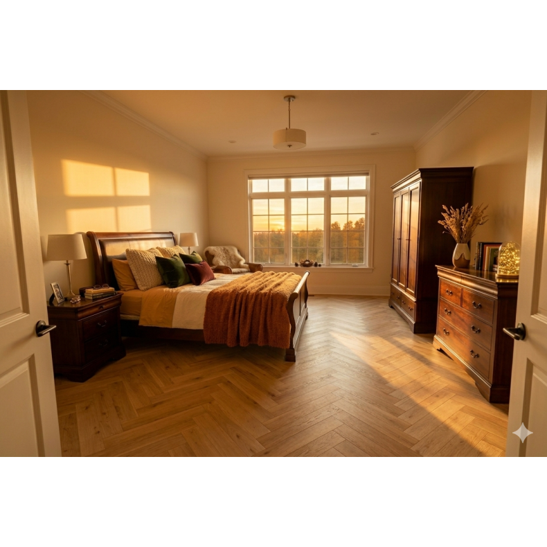 Akustikgulv lys sildeben 5,0 mm