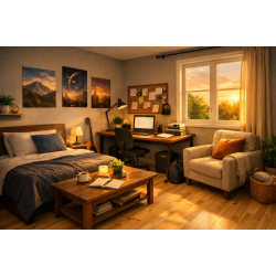 Akustikgulv Twilight 7,5  mm