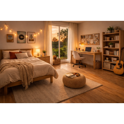 Akustikgulv Nightfall 7,5 mm