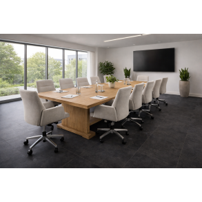 Akustikgulv antracit beton 7,5 mm