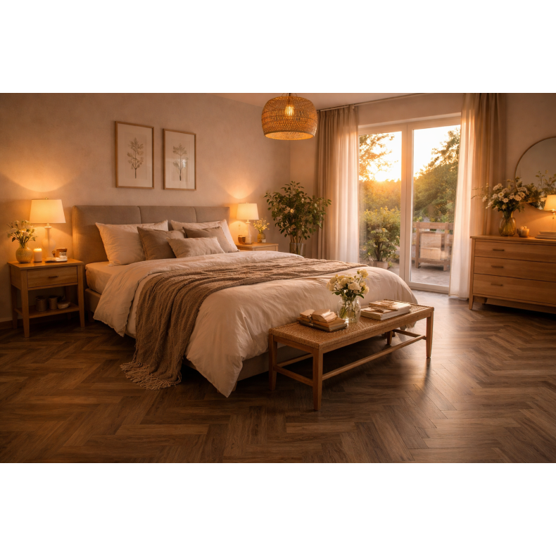 Akustikgulv m�rk sildeben  7,5 mm